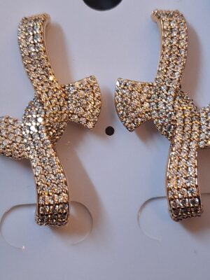 Zircon Knot Styled Studs