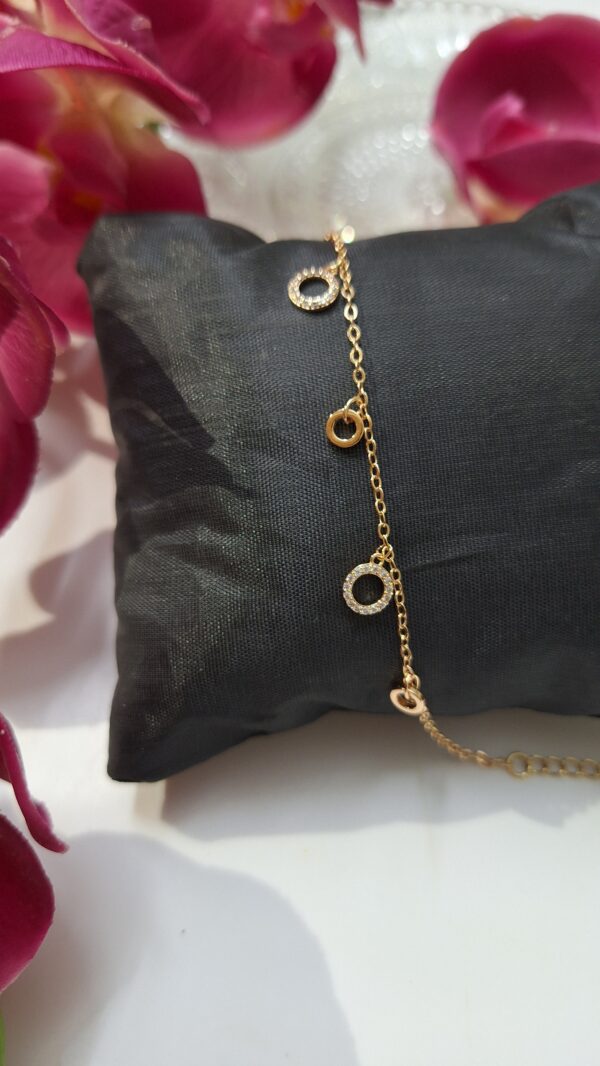 Zircon Rings Bracelet - Image 2