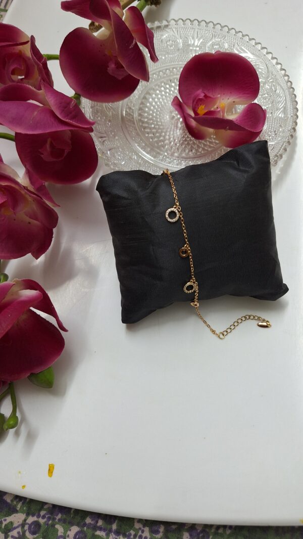 Zircon Rings Bracelet - Image 3